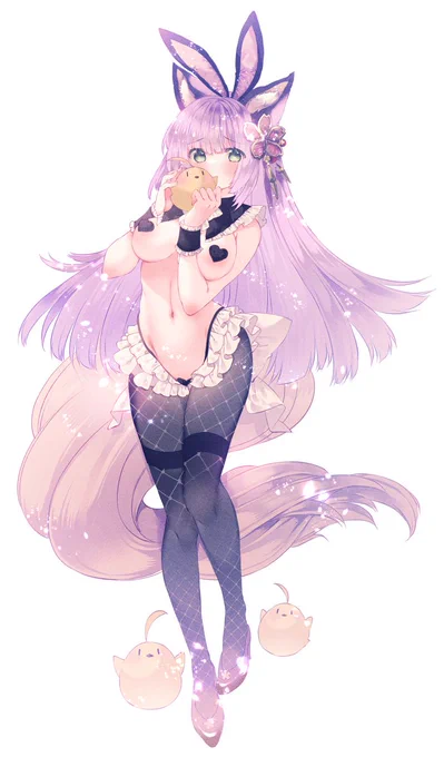 花月ちゃん逆バニー(*˘︶˘*).。.:* #アズールレーン #花月 