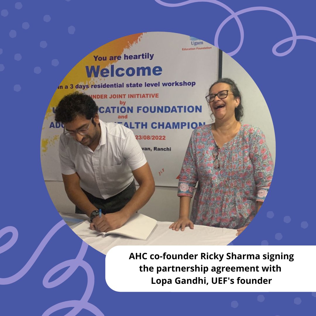 AHChampions's tweet photo. AHC is excited to share more about our partnership with Ugam Education Foundation in Jharkhand! Through our collaboration, we have trained adolescent girls in 27 Kasturba Gandhi Balika Vidyalaya (KGBV) schools as peer health educators, or Champions. https://t.co/CM4fCsrLwI
