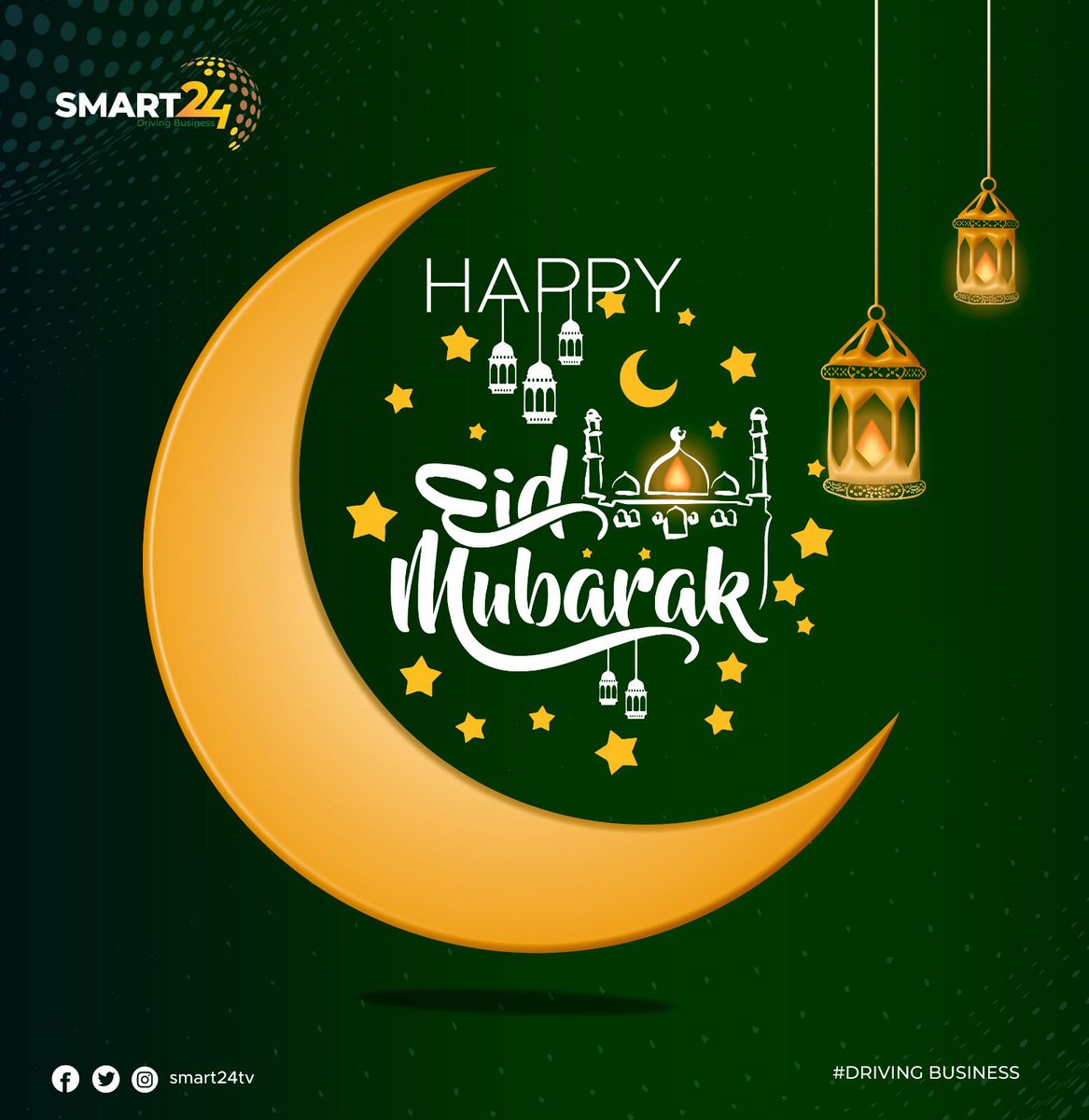 From @smart24tv wish you all Happy Eid Mubarak.