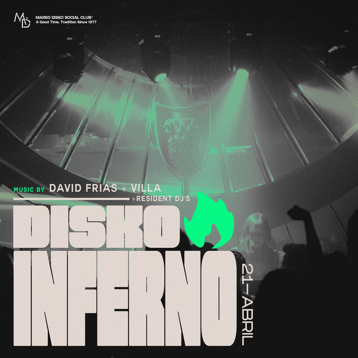 Viernes 21 | Abril

Déjate llevar por la atmósfera única de nuestro club, donde la música y la decoración crean un ambiente inigualable 💕🪩

Every Friday Disko Inferno en Marko Disko!