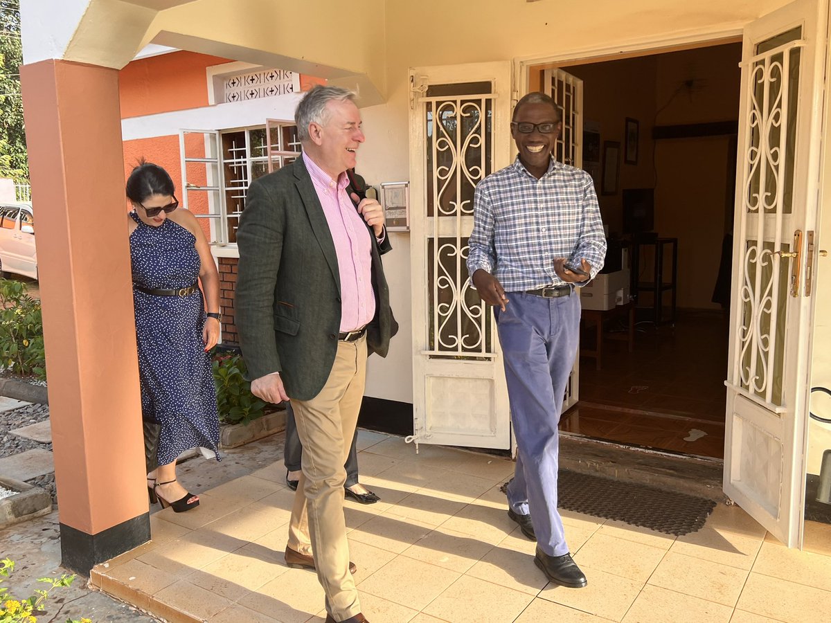 CAREUganda's tweet photo. The Managing Director @AustrianDev @FriedrichStift visiting CARE’s #WAYREP in Gulu City. WAYREP is 
among the 17 projects funded by ADA in Uganda. Dr Stift is in the company of @KremserRoswitha and Dr Katja from @AustrianDev in Uganda @gabazira @norah_namono https://t.co/S0k1kQzFHZ