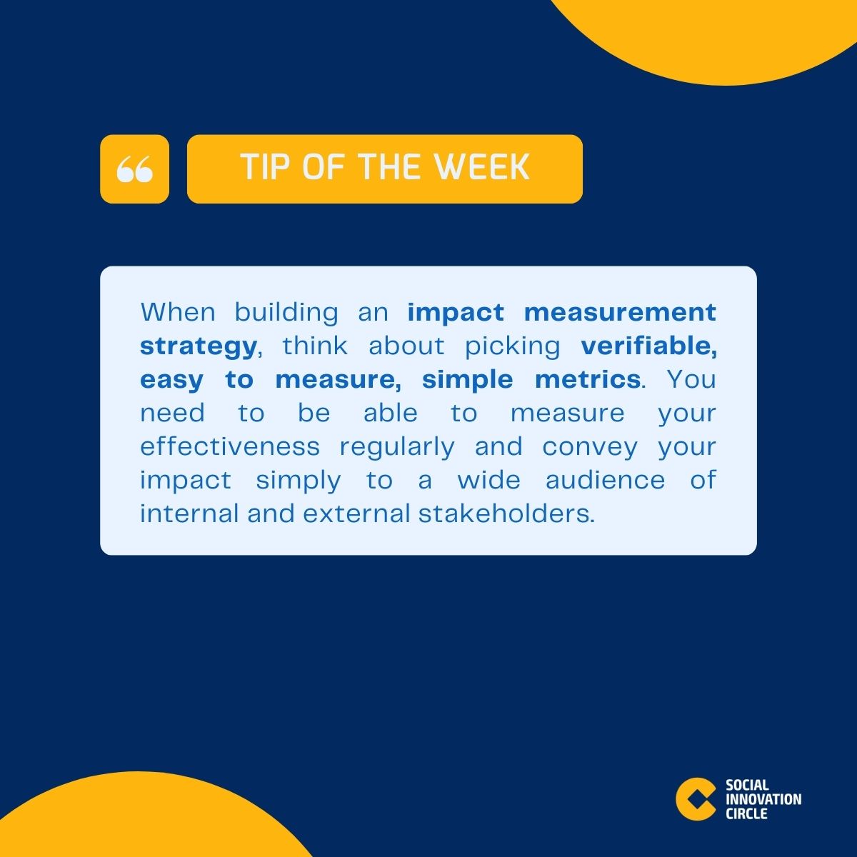 Social Innovation Circle tweet media