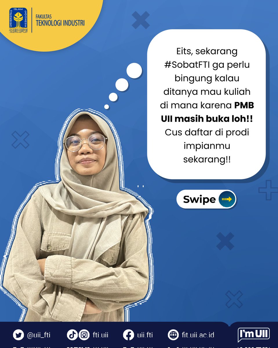 uii_fti's tweet photo. Kira-kira drama pertanyaan apa lagi nihh yang sering ditanyain ke #SobatFTI selain pertanyaan-pertanyaan yang udah #Minefti mention? Komen di kolom komentar yaa!
#Lebaran #MemeLebaran #PertanyaanLebaran #PMBUII #IdulFitri #IdulFitri1444H #IdulFitri2023 #Lebaran2023 https://t.co/PM0u74J9B0