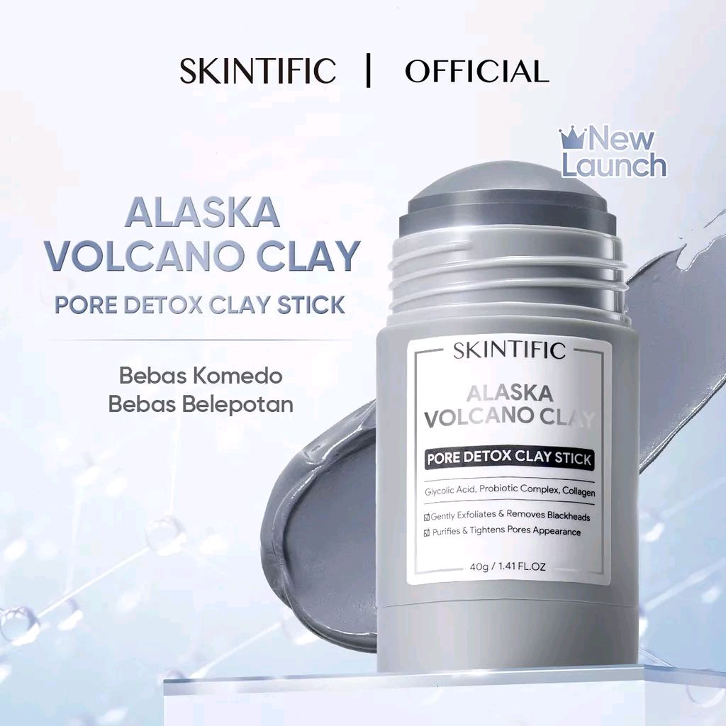AttinHawa's tweet photo. Cek SKINTIFIC Alaska Volcano Pore Detox Clay Stick 40g dengan harga Rp87.000. Dapatkan di Shopee sekarang! https://t.co/gn76ROoVfl https://t.co/KistbYu9bi