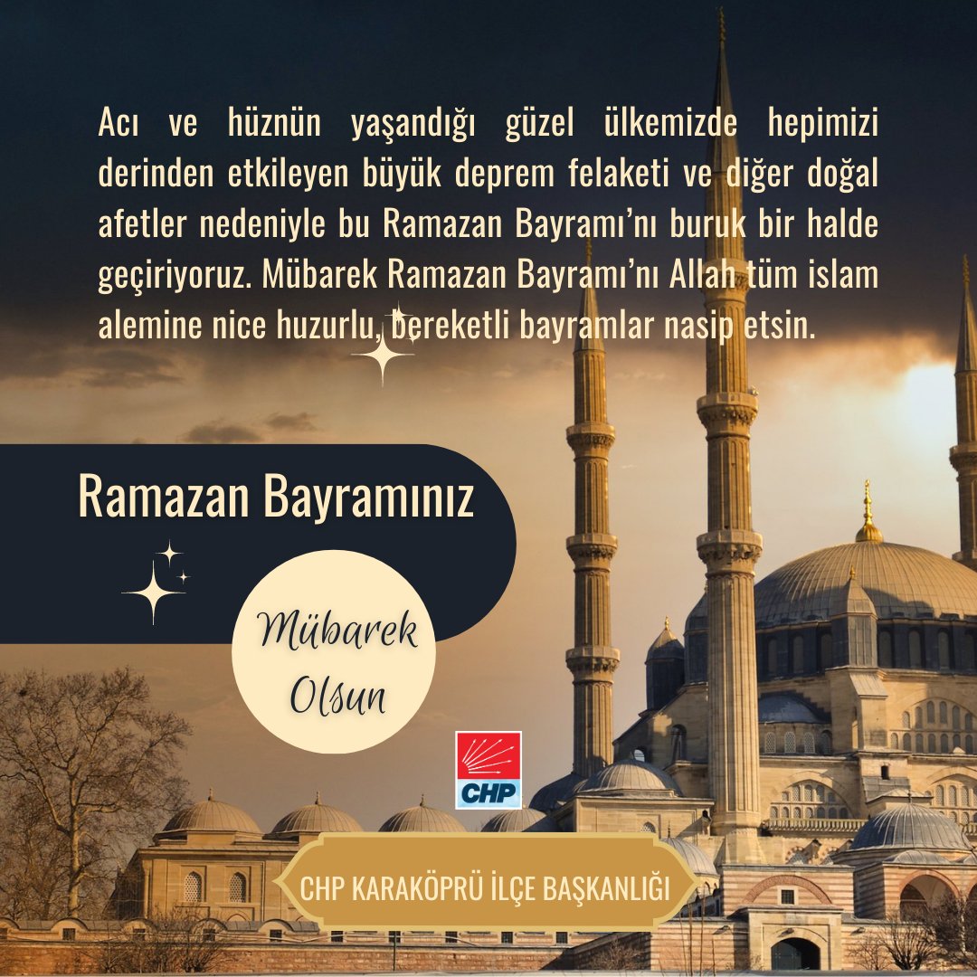 CKarakopru's tweet photo. #RamazanBayramınızKutluOlsun 
#ramazanbayramınızmuebarekolsun 
#MutluBayramlar 
@MTanal @akalinmc @ridvancoban @karadagferhatt https://t.co/I4K9rzfOvd