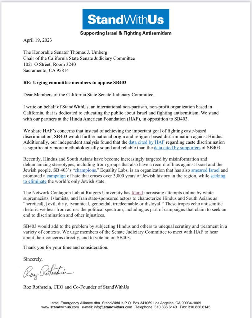 siliconraja's tweet photo. CA Senators, pls read  letter, Jewish Community strongly oppose #notosb403 
@SenatorUmberg 
@SenDaveCortese
@ScottWilkCA 
@BenAllenCA 
@AngeliqueAshby 
@CASenCaballero 
@SenMariaEDurazo 
@SenJohnLaird  
@SenDaveMin  
@SenHenryStern 
@SenRogerNiello 
@AshbyForSenate 
@Scott_Wiener https://t.co/fvEqf9t8ol