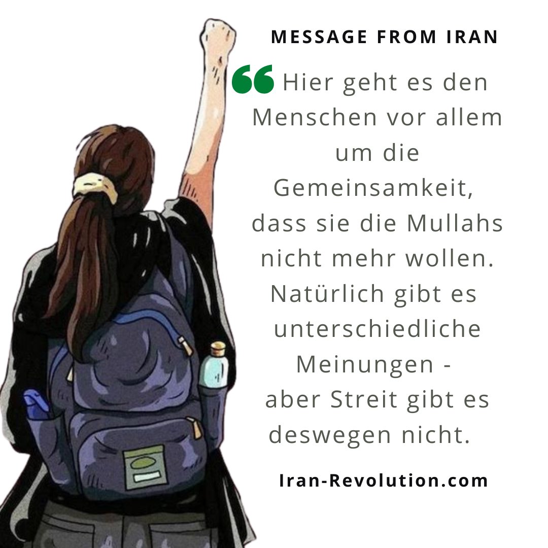 Stimmen, die uns aus dem #Iran erreichen und offenbaren, was die Menschen fühlen, denken, sagen. Wir veröffentlichen das anonym. 

#freeiran #mahsaamini #jinamahsaamini #iranrevolution #SaveIranianSchoolgirls #irgcterrorists #womanlifefreedom #unitedwestand