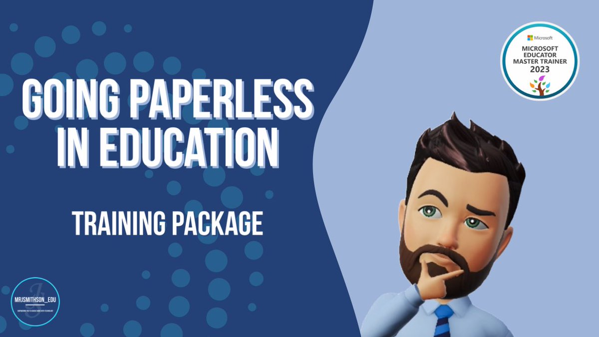MrJSmithson_edu's tweet photo. *FREE FOR ALL*
My new training package, ‘Going Paperless In Education’ is now live and you can access the first module right now!
👨🏽🔧 Building and automated policy tracker in SharePoint.
⬇️ Link Below ⬇️
https://t.co/hUuwirCvny
#Edtech #Training #CPD #MicrosoftMIE #edu https://t.co/p2jnIaWFeW