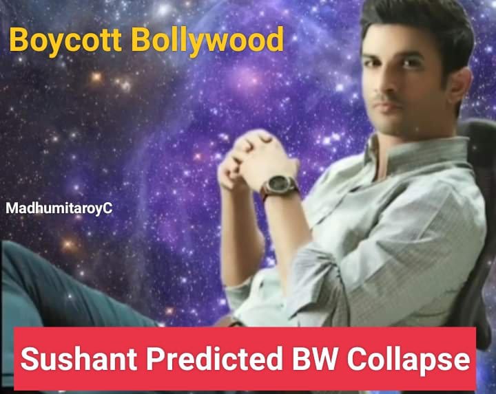 Sushant Predicted BW Collapse

What Sushant faced and what I a fresher outsider have to face everyday in Bollywood is really shame 
<a href="/PMOIndia/">PMO India</a> <a href="/HMOIndia/">गृहमंत्री कार्यालय, HMO India</a> <a href="/rashtrapatibhvn/">President of India</a> <a href="/IPS_Association/">IPS Association</a> <a href="/republic/">Republic</a> <a href="/NiteshNRane/">Nitesh Rane</a> <a href="/BJP4India/">BJP</a> <a href="/pradip103/">Pradeep Bhandari(प्रदीप भंडारी)🇮🇳</a>