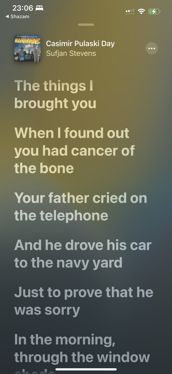 erinsenge's tweet photo. Watching Shrinking, and had to pause to double check. This song, playing over Alice, alone in her room.  My Alice, diagnosed with osteosarcoma this FEB.  Cancer of the bone. Whoa. @brettgoldstein https://t.co/R99jIbcDO7
