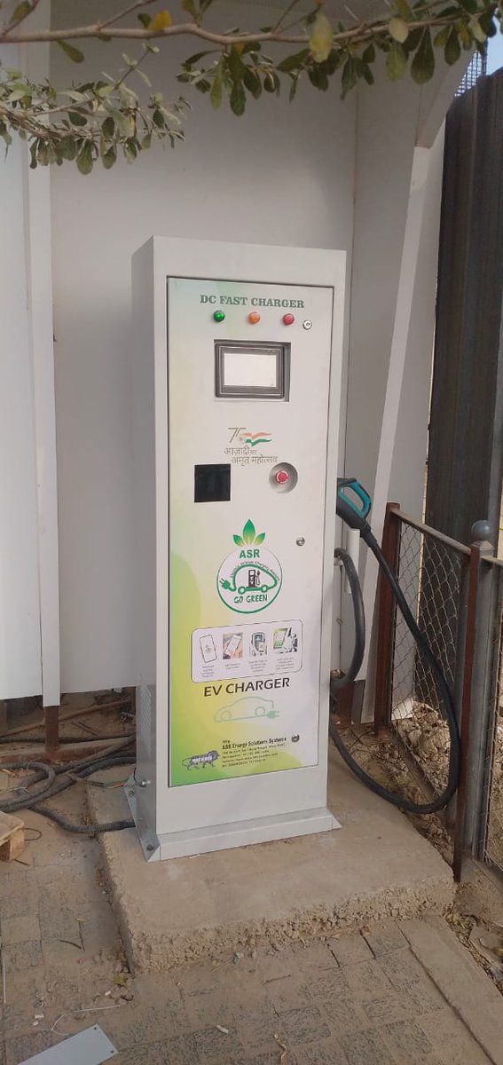 Successful Installation of DC fast Charger at Kudasan, Gandhinager Gujarat