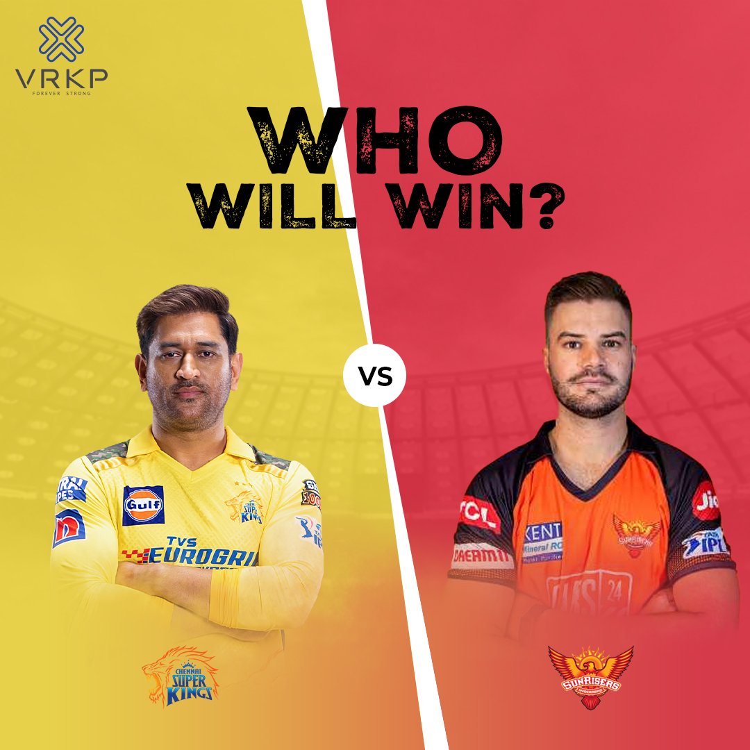 VRKP_Steel's tweet photo. Will Super Kings withstand the Challengers? Watch SRH Vs CSK at the IPL today. Can we hear it for your favorite team 📢 

#VRKP #strength #TwinRibbedRebars #DualRibbedSteelTMTBars #flexibility #SteelRebars #SteelSouthIndia #SteelKarnataka #ForeverStrong #IPL #CSK #SRH #IPL2023 https://t.co/ep1bptSR89