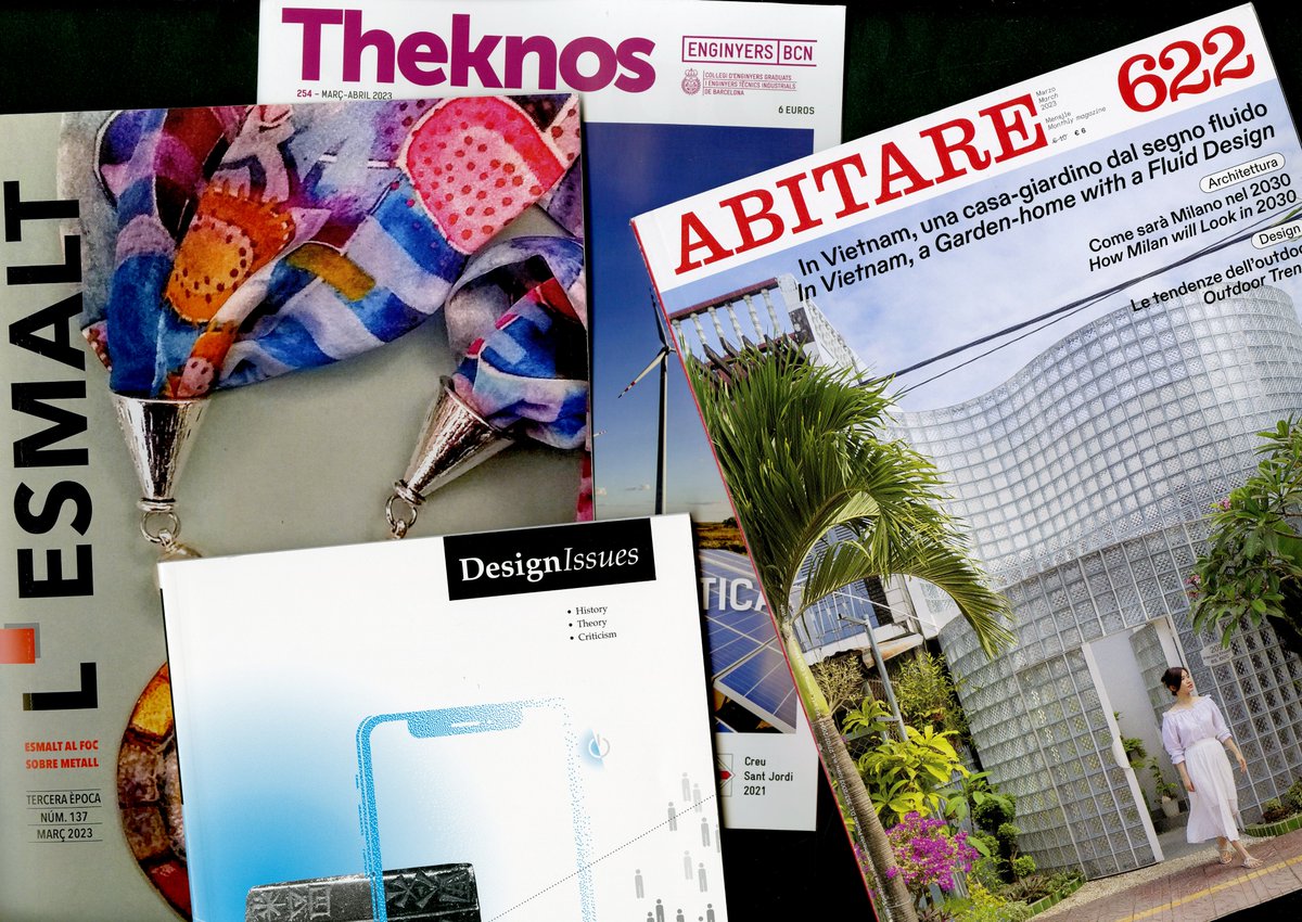 dissenydoc's tweet photo. Últimes #revistesdedisseny❗️
@abitare
#DesignIssues
#Theknos @enginyersbcn
L'#Esmalt
Per estar al dia de les darreres #novetats 🧐👉https://t.co/DTiEq526t0
#revistasdediseño #designmagazines https://t.co/BIJO2eOJNL