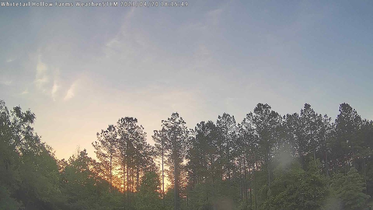 WHFWxSTEM's tweet photo. Whitetail Hollow Farms at sunrise and it's 54.1 F. https://t.co/PP5A90tzVs
