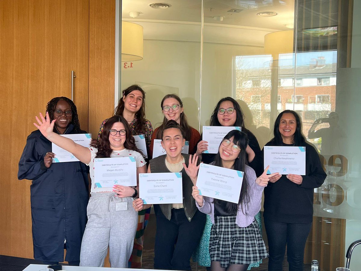 🎉 That's a wrap on our first FIRST programme in London! 

Watching these incredible women grow in confidence and visibility is why we do what we do, and it's just the beginning. The best part? They've formed their own community! 💙🚀