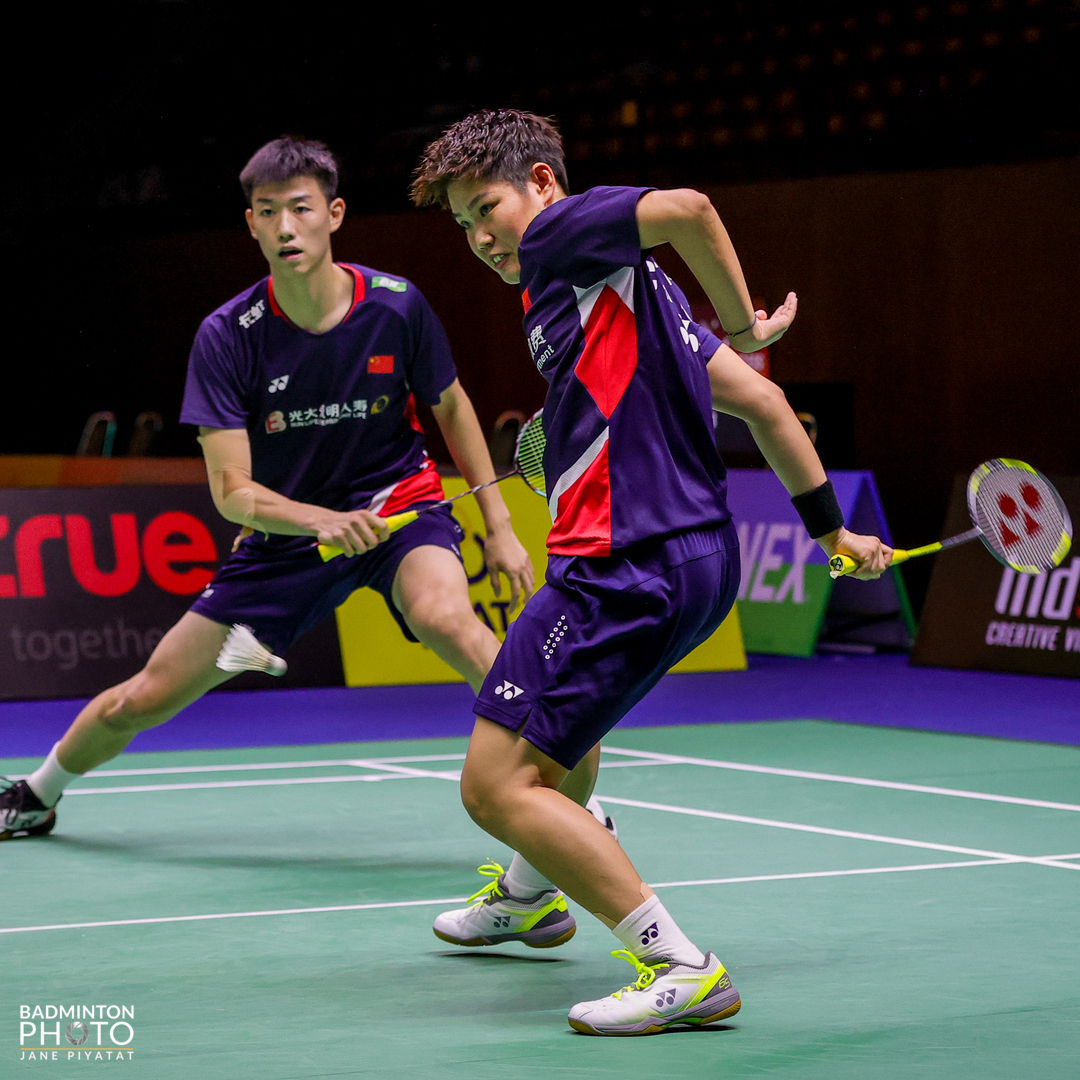 YonexAllEngland's tweet photo. #WonderWomanHuang 🦸🏻‍♀️ Huang Dong Ping currently occupies two spots in the top 10 of the BWF World Ranking with different partners. 😱 

While she is No.3 with Wang Yi Lyu, she also sits at No.7 with Feng Yan Zhe. 

📸: Badminton Photo https://t.co/grAlHn8mZV