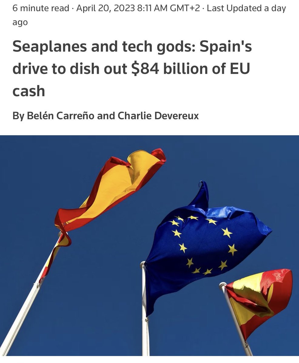 🛑🫵Solo €9.000 millones de ayuda de los fondos 🇪🇺han llegado. La burocracia es tan enorme que muchas pymes no han pedido dinero. Dicen que tienes que tener un empleado a tiempo completo rellenando formularios.🇪🇸no es un país amable para el empresario 👇
