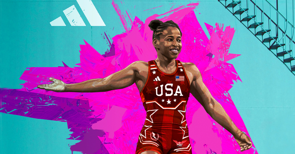 AdidasWrestling's tweet photo. Cheering on Erin Golston at 50kg in her next challenge representing Team adidas! Go get it Erin! @eringolston
#USA #teamadidas #threestripelife #techfall https://t.co/f1Xe02dHzm