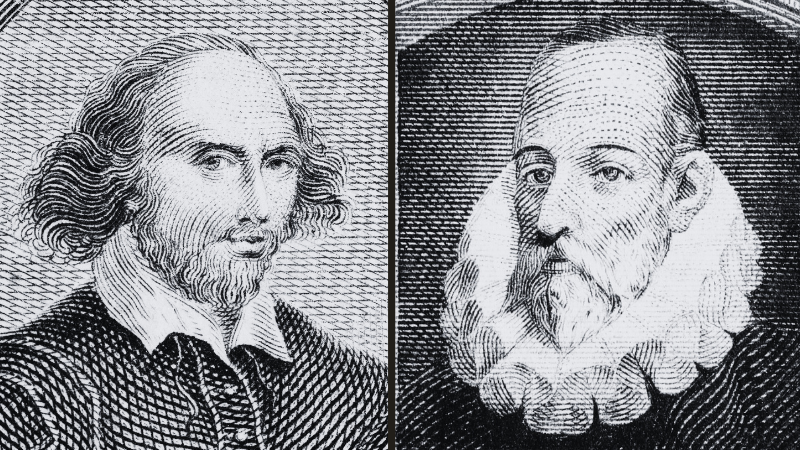 BathSkills's tweet photo. This Sunday, 23 April, is UN #EnglishLanguageDay and #SpanishLanguageDay! The date marks the deathday of Shakespeare and burial date of Cervantes in 1616. 

Our new blog takes a look the lasting legacy of these remarkable writers on English and Spanish.

https://t.co/7hvhJi4Mgj https://t.co/OOEyYXTsnn
