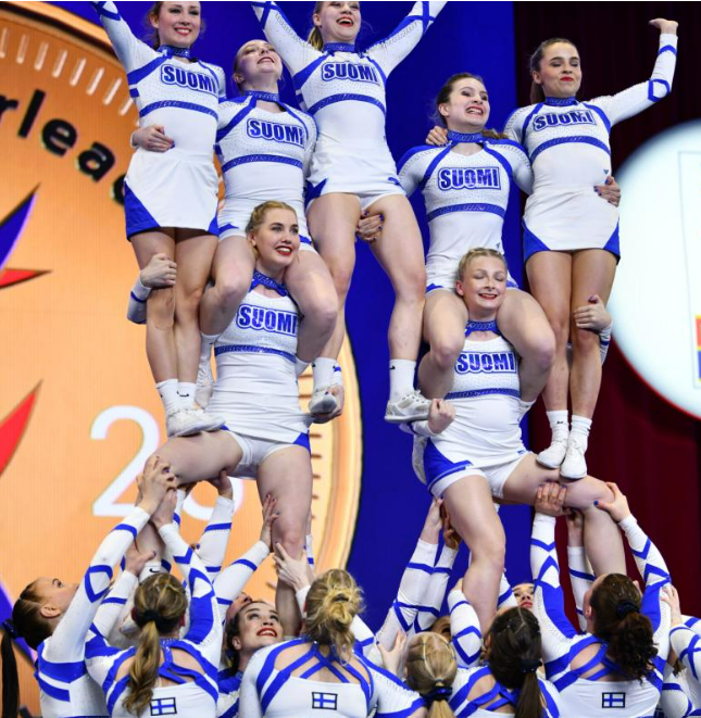 MaijaPohjakalli's tweet photo. Go Finland 🇫🇮Tänään pe 21.4 kannustetaan Orlandossa Suomen aikuisten #Cheerleader ja #Cheertanssi maajoukkueita MM- finaaleissa @ICUcheer Semifinaalin pisteillä ei ole vaikutusta lopulliseen sijoitukseen eli kisa alkaa tänään puhtaalta pöydältä 👉https://t.co/8SsDS6zaMs https://t.co/3aWFw4faWO