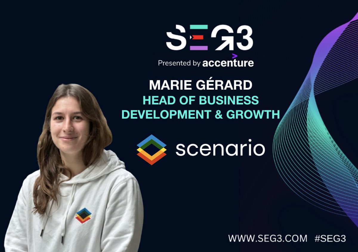 I'm thrilled to announce that I will be taking part in this year's <a href="/_SEG3_/">SEG3</a>  on the 28th and 29th of June.
I'll be presenting <a href="/Scenario_gg/">Scenario</a>  and will talk about the impact of GenAI on the Creator Economy, and how it can accelerate game development 😎

👉 seg3.com