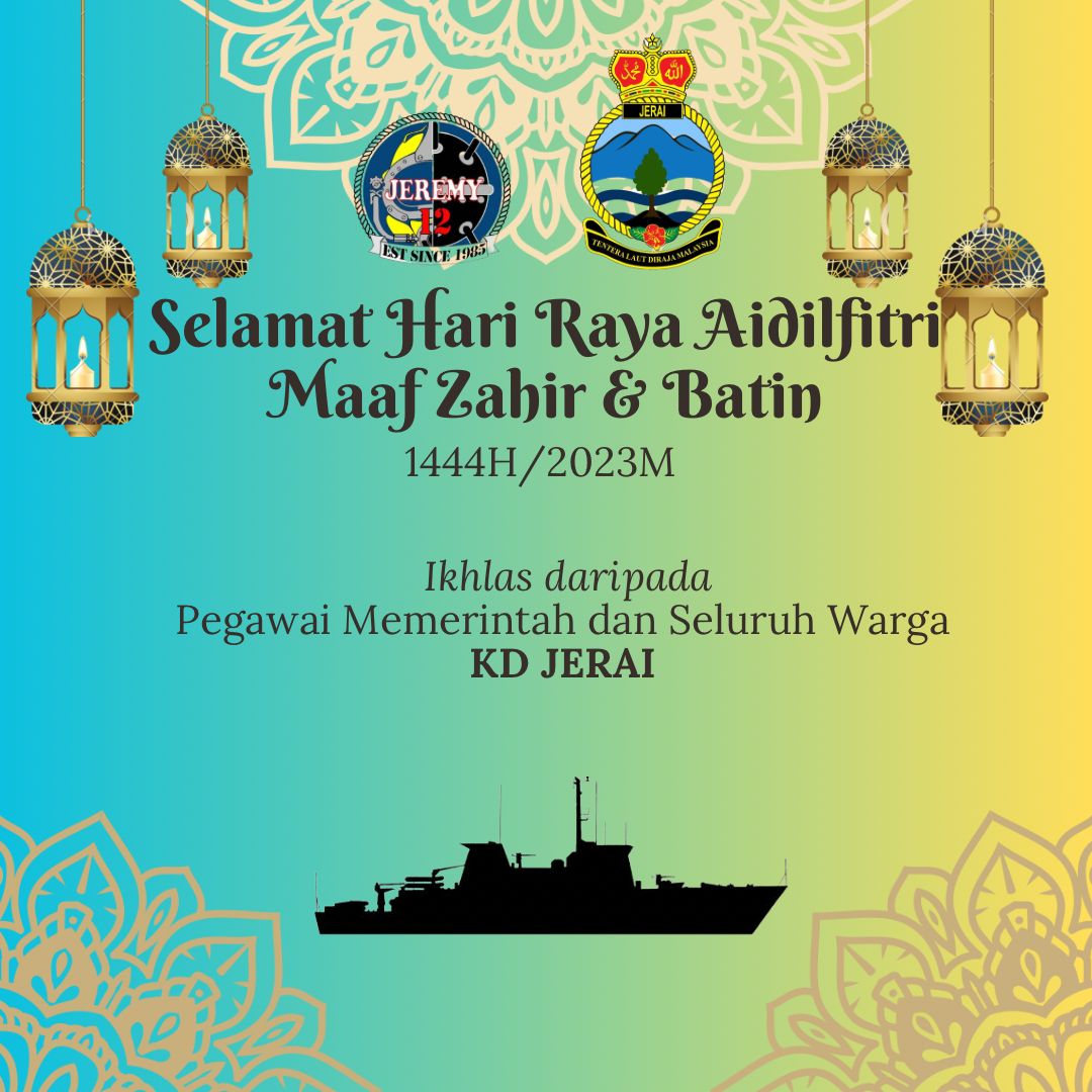 KD JERAI (@kd_jerai12) on Twitter photo Tangan dihulur, maaf dipinta. Semoga kita semua mendapat keberkatan di hari mulia.
<a href="/tldm_rasmi/">Royal Malaysian Navy</a>
<a href="/KDMAHAMIRU/">KD MAHAMIRU</a> Tangan dihulur, maaf dipinta. Semoga kita semua mendapat keberkatan di hari mulia.
<a href="/tldm_rasmi/">Royal Malaysian Navy</a>
<a href="/KDMAHAMIRU/">KD MAHAMIRU</a>
