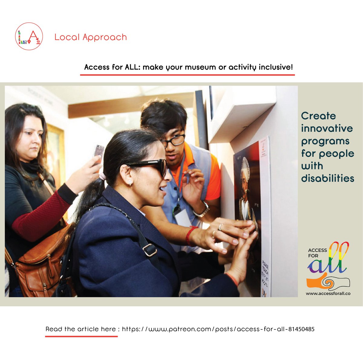 #AccessforALL : make your #museum or activity #inclusive!

patreon.com/posts/access-f…

#innovativeprograms #equalaccess #culturalexperiences #HeritageAccess #heritageactivities #culturalmanagement

‌