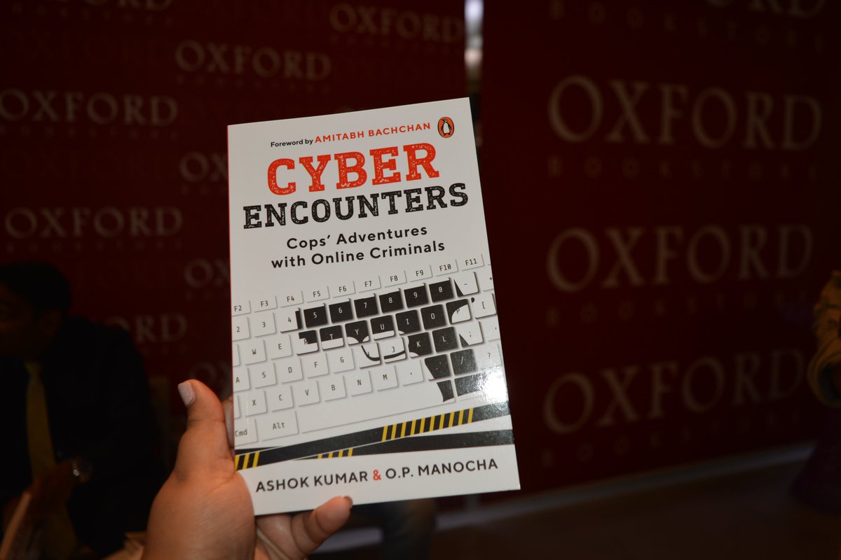 oxfordbookstore's tweet photo. Book Signing Session of "Cyber Encounters" by the authors Ashok Kumar & O.P. Manocha at Oxford Bookstore, CP, New Delhi.
Friday, 21st April 2023.
@DDNewslive @AshokKumar_IPS & O.P. Manocha @PenguinIndia
#apeejaygroup #oxfordbookstore #newrelease #cyberencounter https://t.co/OfoJCn9LCD