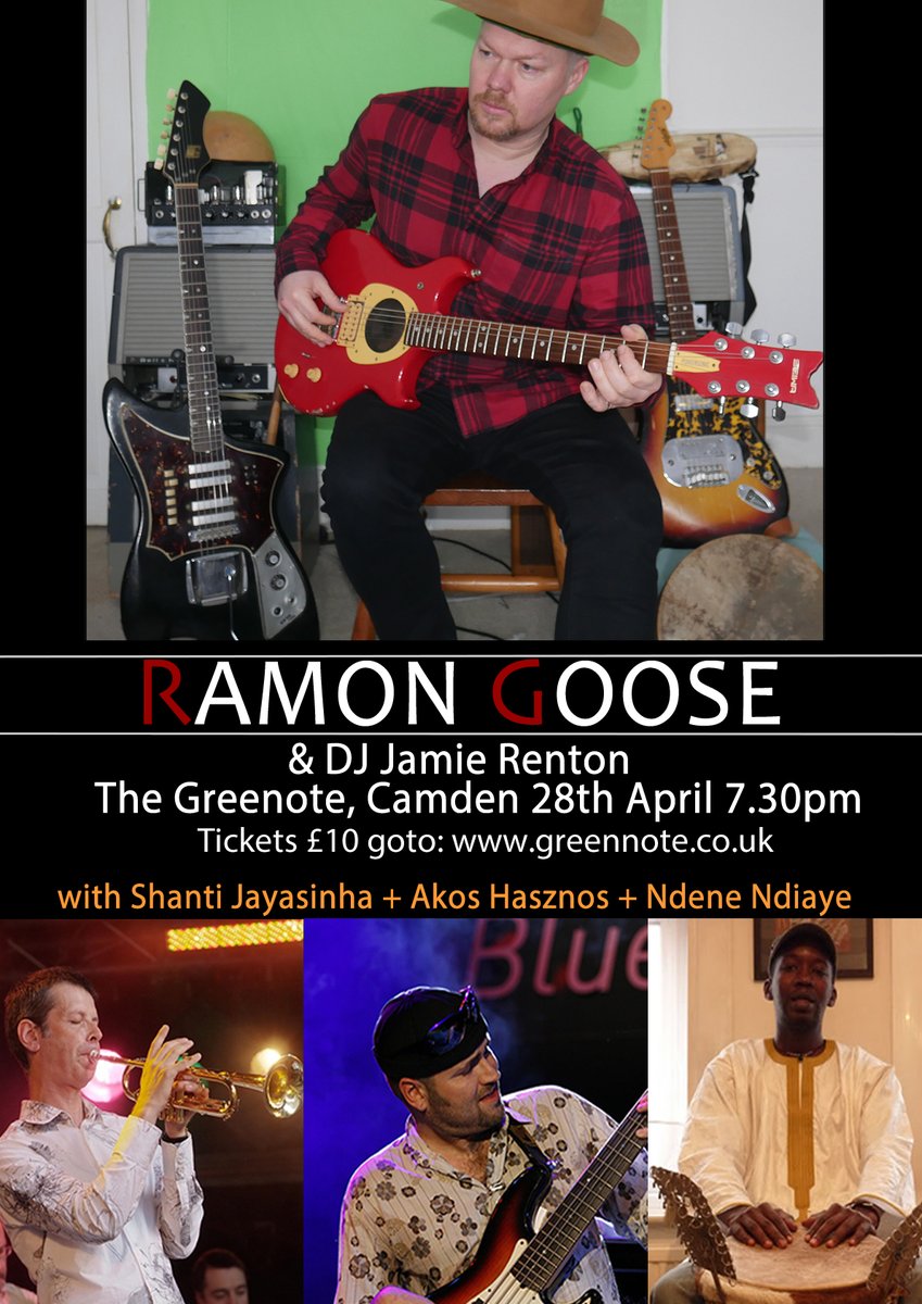 next friday @GreenNote #londongigs