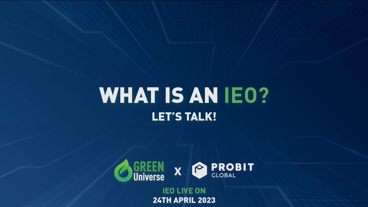 GUC__OFFICIAL's tweet photo. 1/8: Hey there, fellow crypto enthusiasts! Are you tired of the same old ICOs and STOs? Well, have no fear - IEOs are here! In this thread, we'll explain what IEOs are and why they're shaking up the crypto fundraising world.
.
#IEO #InitialExchangeOffering #cryptofundraising #cryptoexchanges #blockchain #investing #cryptocurrency #cryptoinvesting #cryptoenthusiast #greenuniverse #guccoin #guc #greenuniversecoin #doyourbit