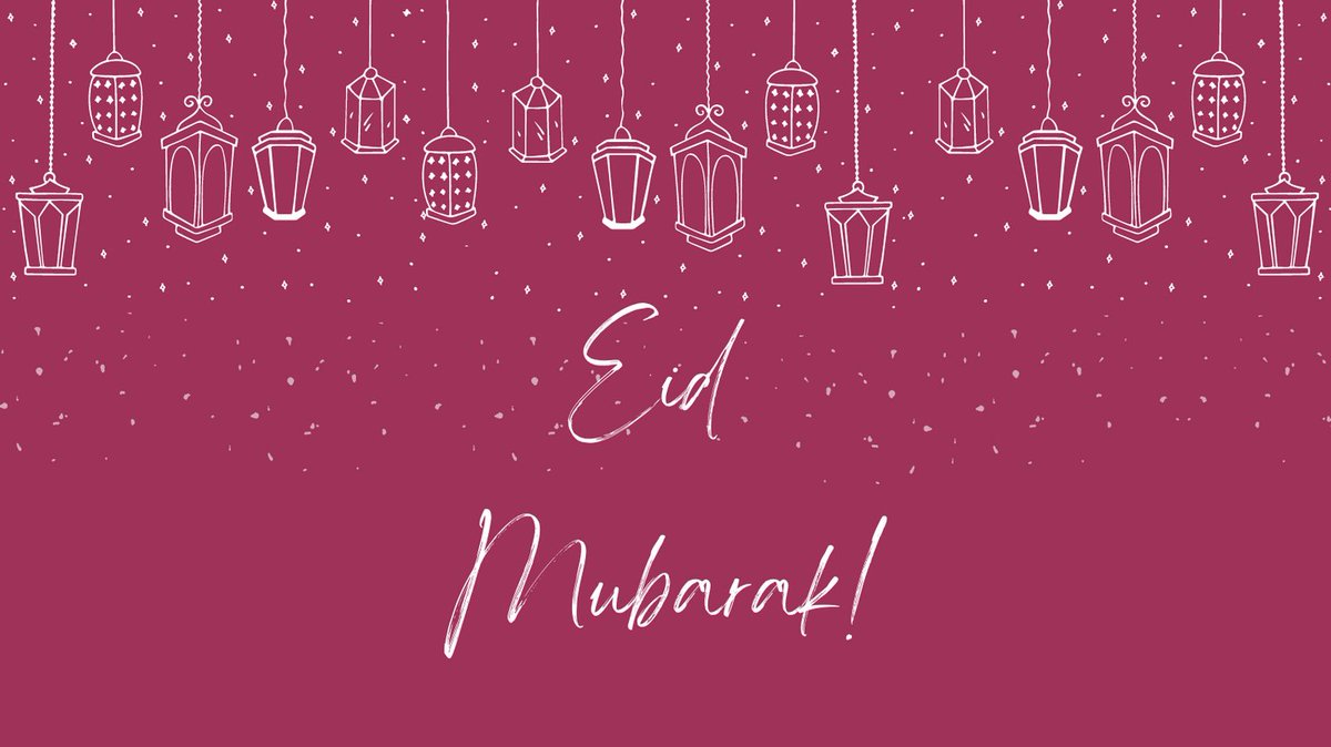 #EidMubarak! Wishing everyone celebrating a very happy Eid al-Fitr.