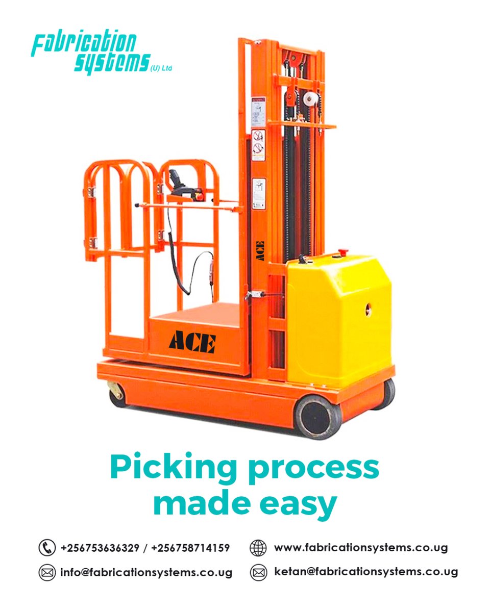 FabricationU's tweet photo. Order pickers are helpful to warehouses for inventory. They allow workers access specific inventory and have a platform for the operator. Visit us for purchase
Contact us 0753636329/ 0779727369
Visit: https://t.co/tdJlxlp94m
#Fabricationsystems
#civilconstruction
#orderpickers https://t.co/XWv1gmic2g