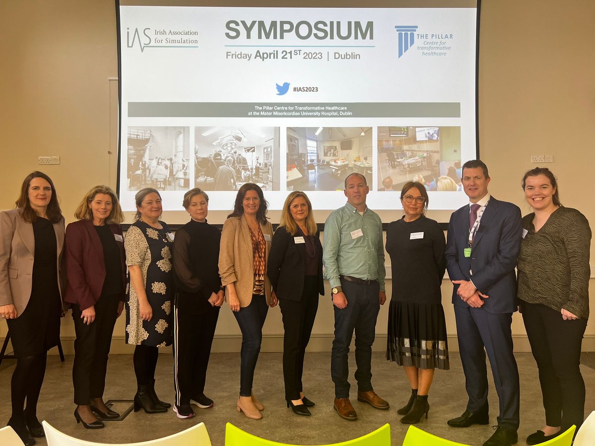 Delighted to be helping deliver the Irish Association for Simulation annual symposium at the Pillar Centre, MMH. Huge shout out to the local organising team including committee members Caoimhe Fitzsimons and Ger OConnor #IASSim