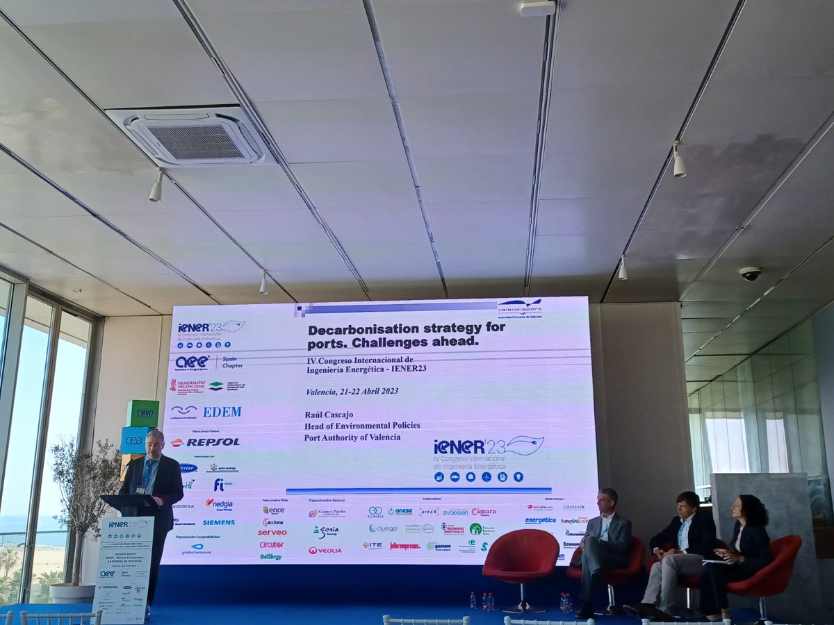 ITE (@itenergia) on Twitter photo 🔊Hoy, en el segundo día de iENER'23, Raúl Carcajo, de la Autoridad Portuaria de Valencia <a href="/AutPortValencia/">Valenciaport</a> habla sobre las #estrategias de #descarbonización en los #puertos 🔊Hoy, en el segundo día de iENER'23, Raúl Carcajo, de la Autoridad Portuaria de Valencia <a href="/AutPortValencia/">Valenciaport</a> habla sobre las #estrategias de #descarbonización en los #puertos