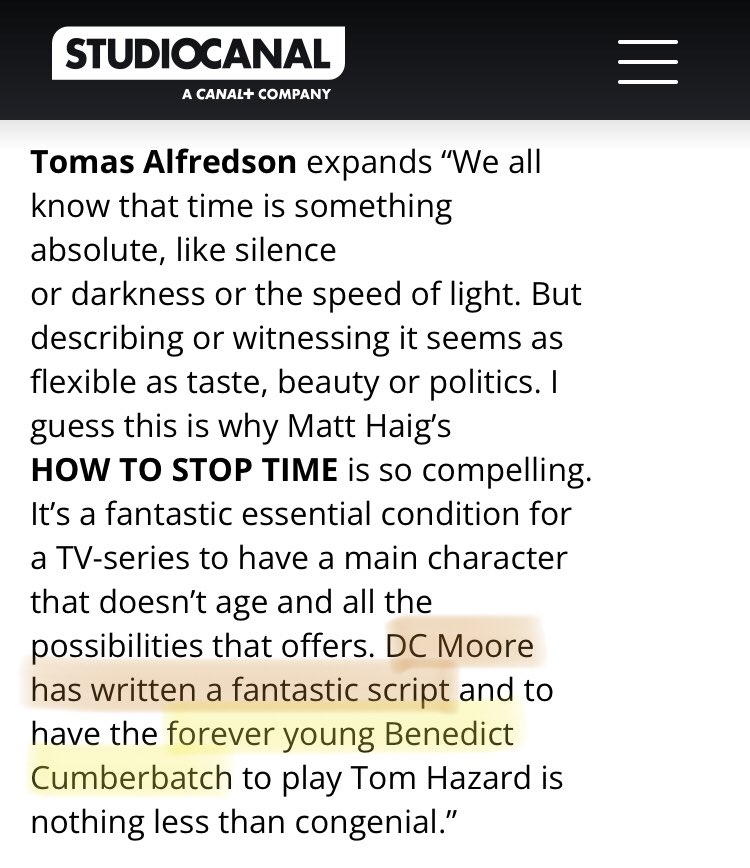 freewomenxgrape's tweet photo. Some quotes by #HowToStopTime’s creative team (from StudioCanal’s website: https://t.co/jryCgj5YLN) https://t.co/yS5eT6J9ta