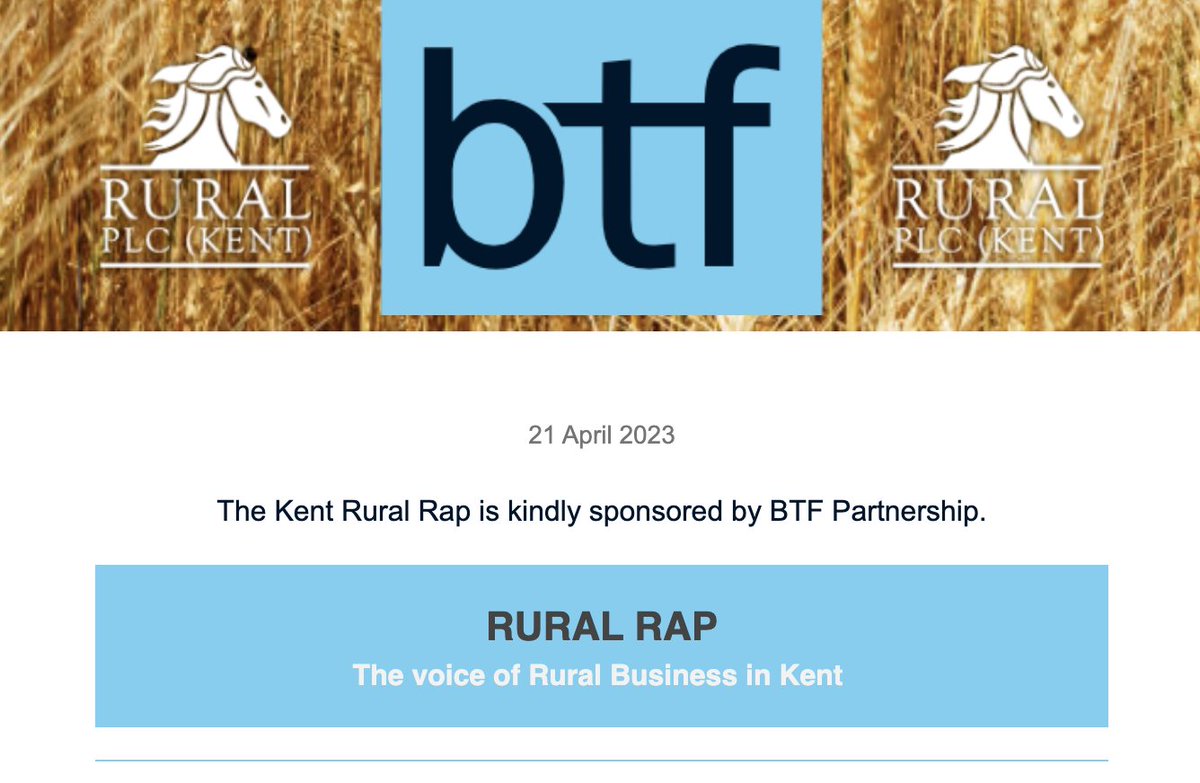 Catch up with our weekly round up of rural business news mailchi.mp/bad89e4fda36/k… 

#rural #business #news #kent #sussex