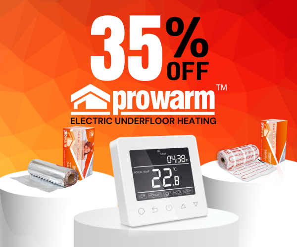 TheUnderfloor's tweet photo. Don't miss out on our 35% off ProWarm electric underfloor heating sale!

With a ProWarm electric underfloor heating system, you can keep your home toasty and warm no matter what the weather is like outside. 

Shop the sale: https://t.co/n9CrRjY6Uk https://t.co/ySrzWUWHdD