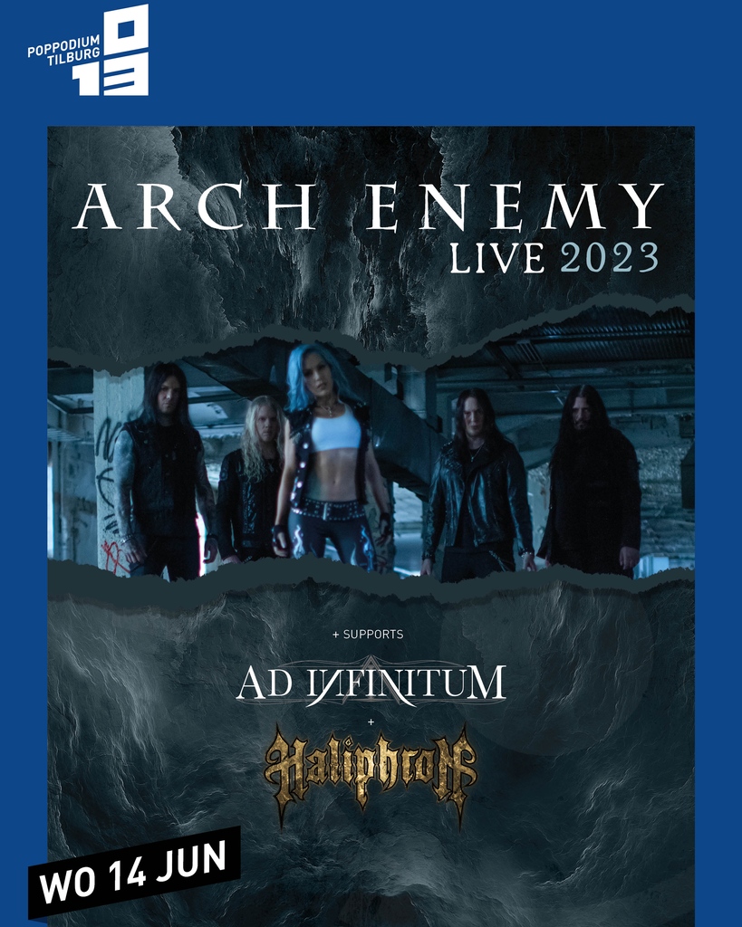 archenemymetal's tweet photo. Who are we going to see at @013poppodium on June 14th? Support by @adinfinitumofficial &amp; @haliphron_band 🤘🏻Get your tickets now: https://t.co/ufG1e2ZWrE 🔥

#LIVE #ARCHENEMY #DECEIVERS #TOUR #EUROPE #FESTIVALS #ADINFINITUM #HALIPHRON https://t.co/CIbrhFPFEj