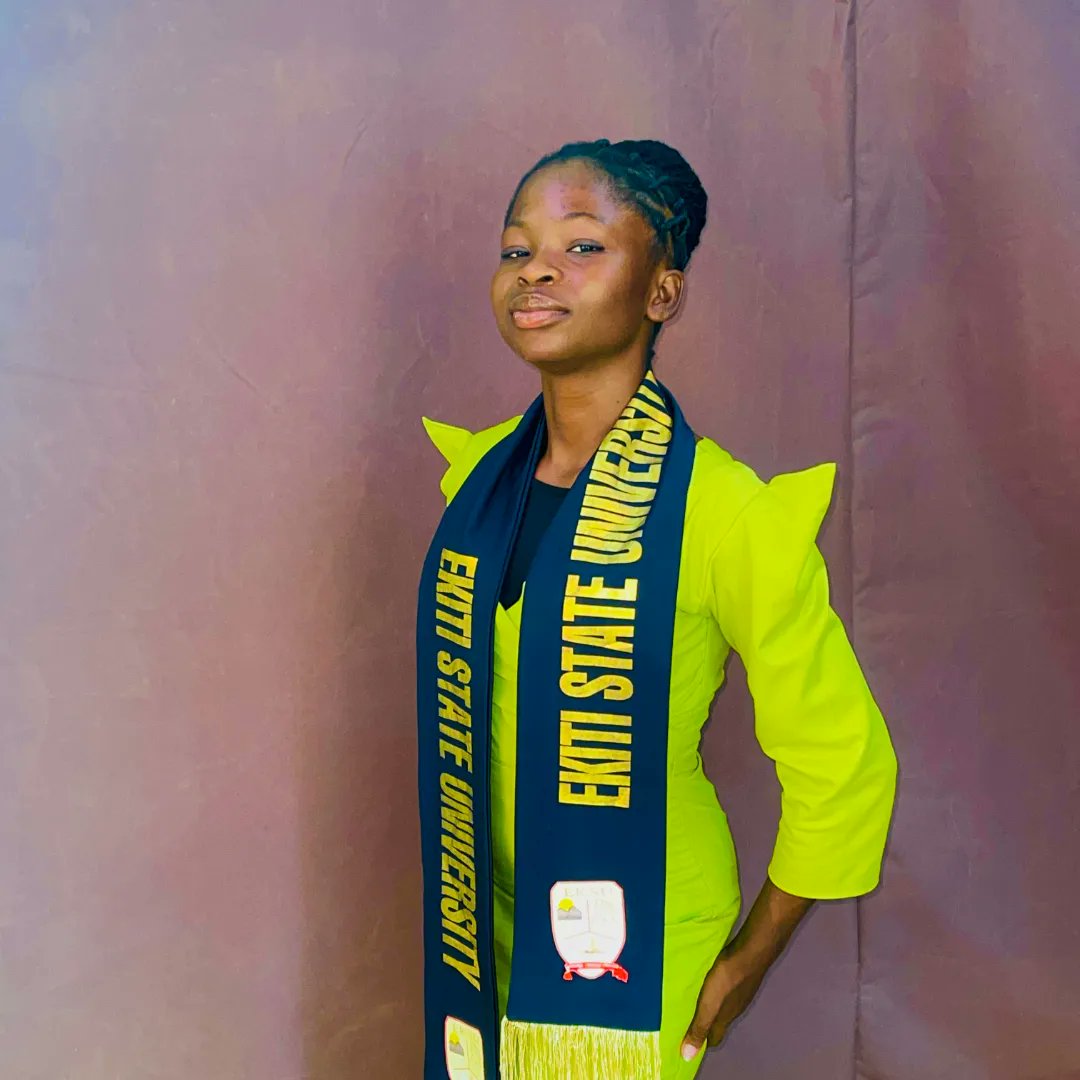 YewandeBabalol3's tweet photo. HAPPY CONVOCATION TO ME!
BABALOLA YEWANDE AYOBAMI
https://t.co/3wYJkM7Xik. MICROBIOLOGY, EKSU.
#convocation
#happyconvocation
#BScMicrobiology
#convocation2023 https://t.co/Ytym3VEXB7