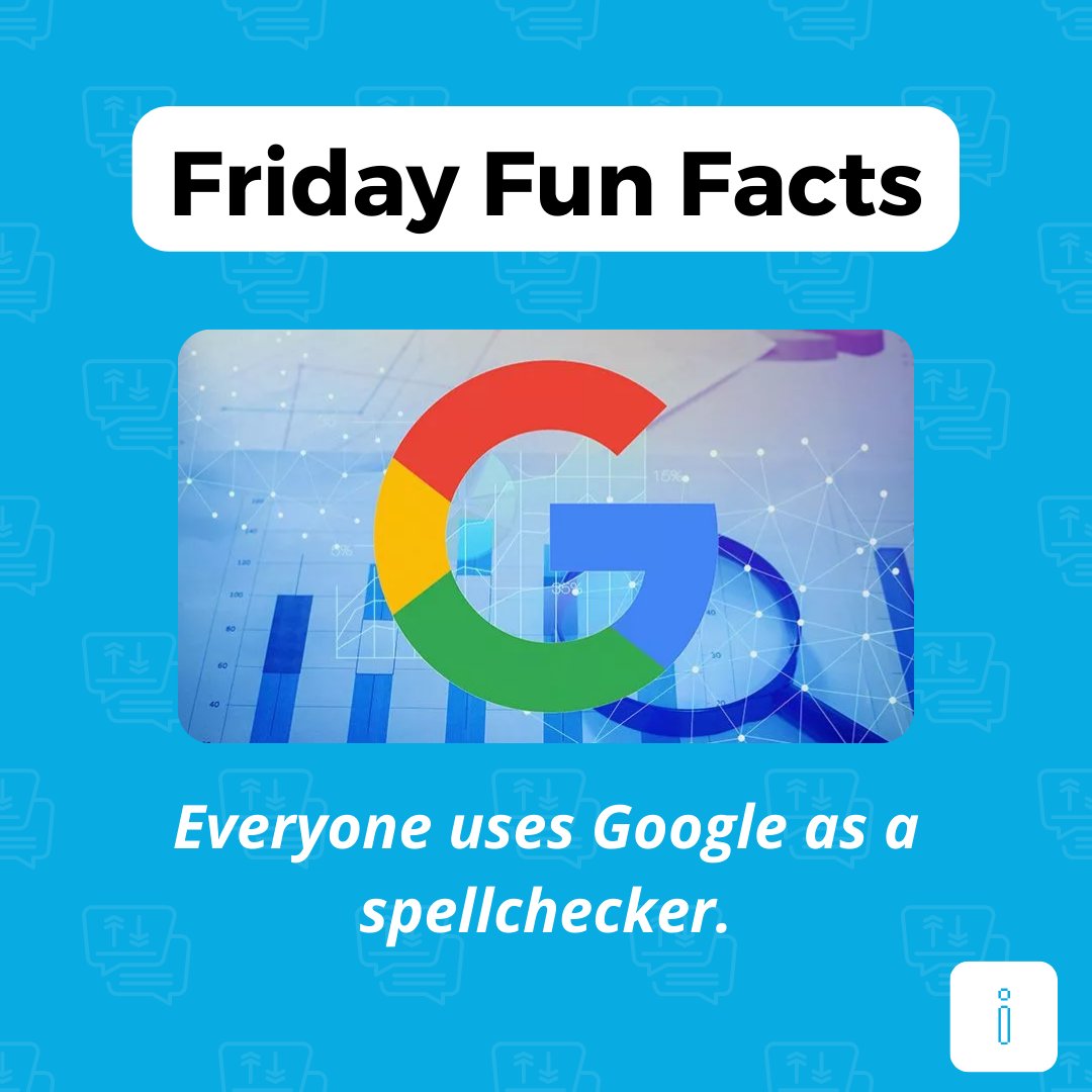 idna_app's tweet photo. Most everyone, anyway! 97% of people type in words to #Google just to see if they #spelled it right.

I know I’m definitely among that 97%!
#FridaysForFuture #FunFactFriday #FunFact https://t.co/GzRMnsni7R