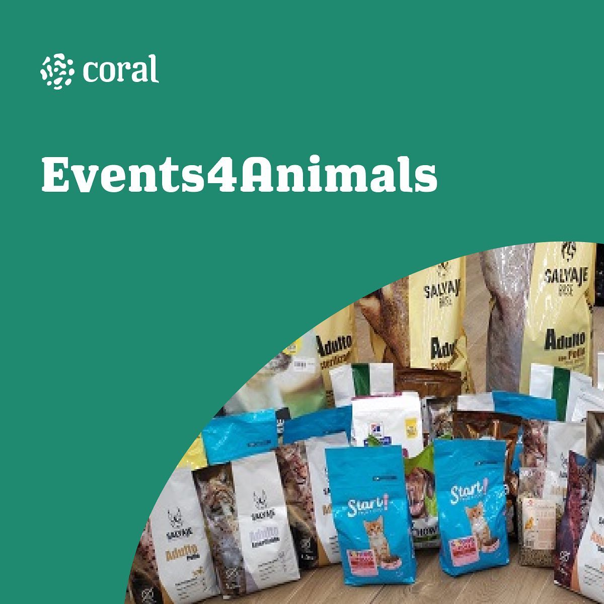 ¡Hola comunidad! 👋 Descubre en Coral a events4animals, una asociación que se dedica a ayudar a refugios y santuarios de animales necesitados. ¡Ayuda a la causa directamente desde nuestra plataforma! 💚🐶 #Coral #Events4Animals