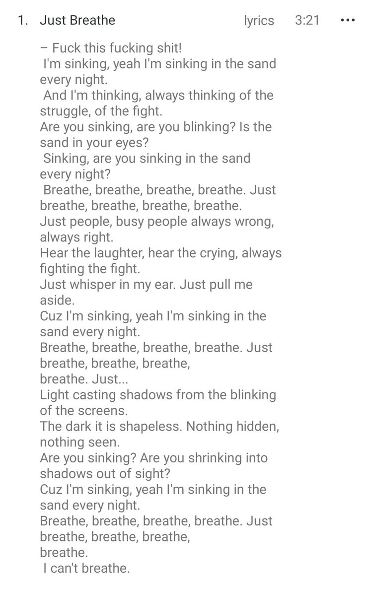 DeadBobFan's tweet photo. 1. Just Breathe
#deadbob https://t.co/ElgzZWF8PZ
