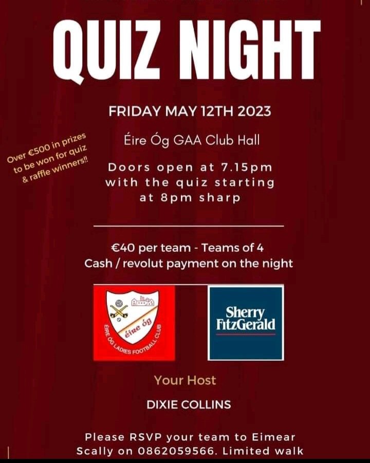 Date for your diary.