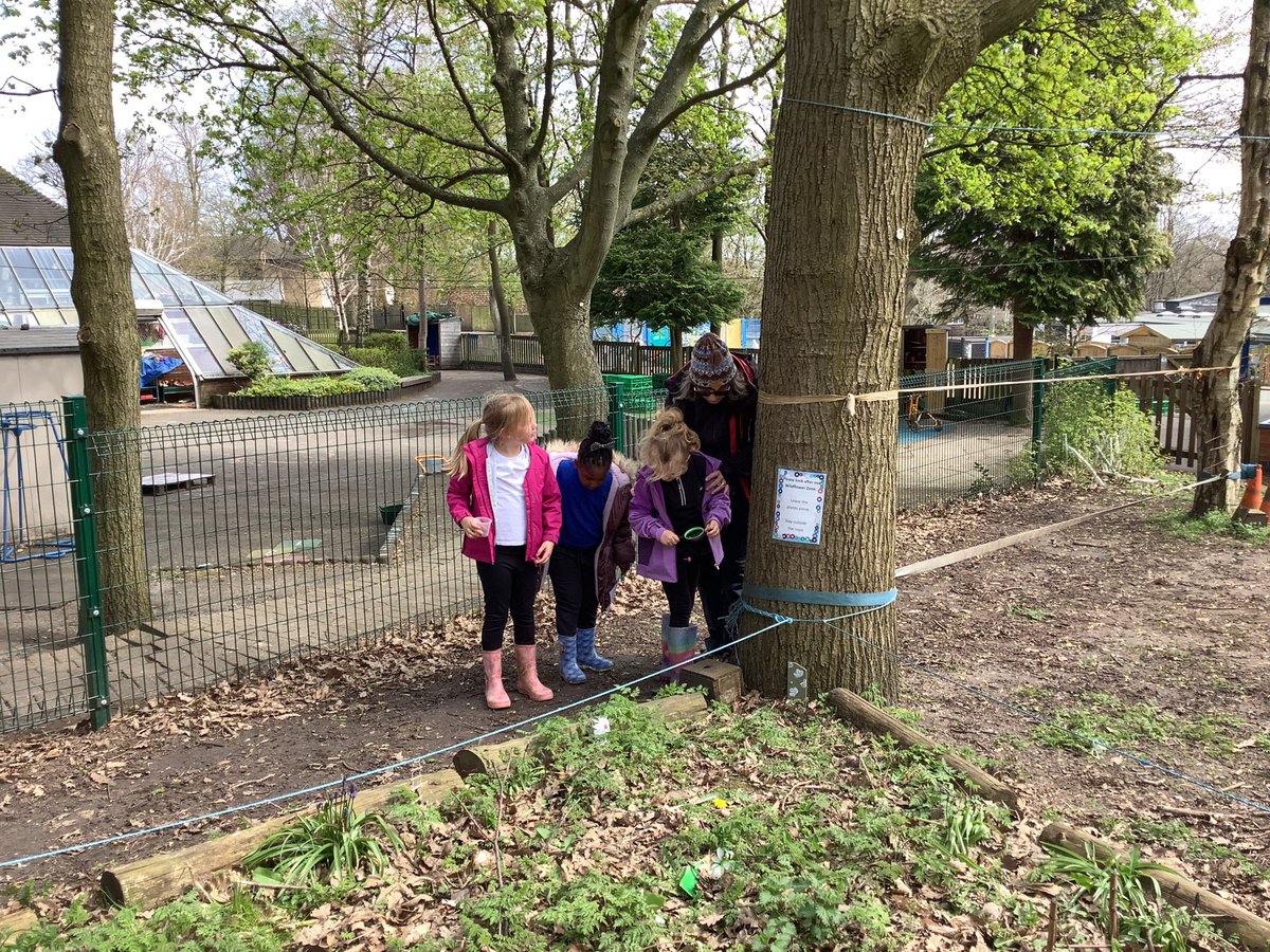 BHPSMansfield's tweet photo. Year 1 Forest School begins again for the summer term. We had great fun exploring the new growth and practising our forest skills. #1SH https://t.co/ofAlveq6Pz