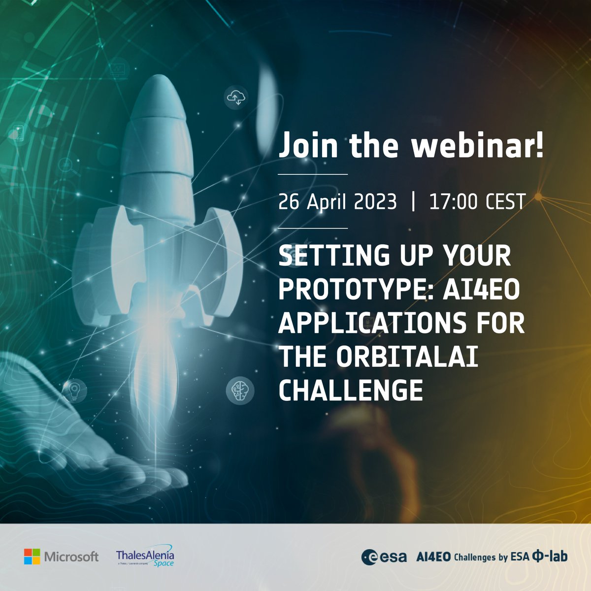 sinergise's tweet photo. 🚀 Ready to prototype for the #OrbitalAI Challenge?
🌟 Don't miss out on the upcoming webinar!
This time we will showcase what #AI and #ML can do with mining the potential information in 🛰️ #satellite imagery. Register here ➡️ https://t.co/XwInBXqroN
#AI4EO #ESAPhilab https://t.co/FUm8Jh3BQ4