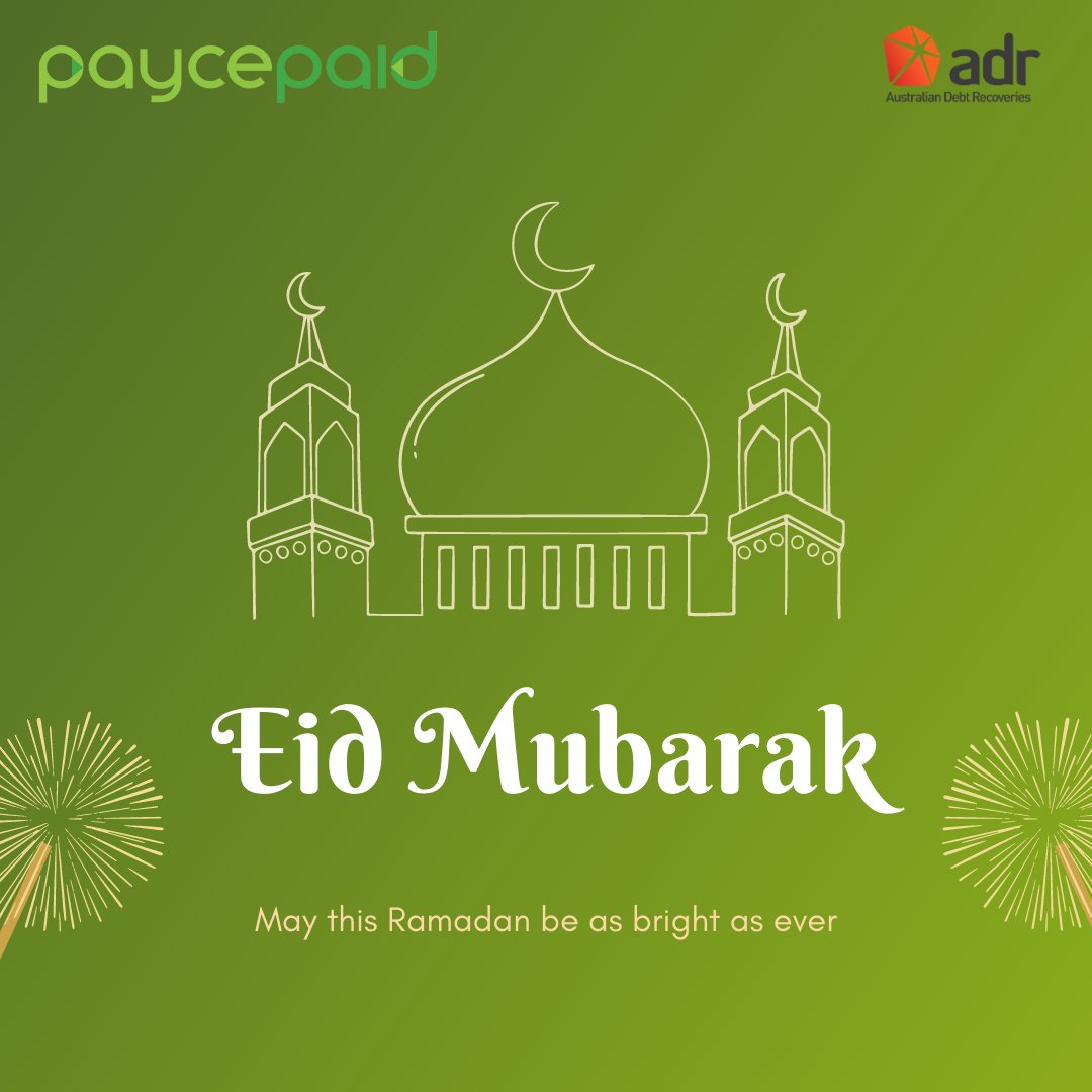 Wishing you all a Happy Eid!

#happyEid #paycepaid #debtcollection #businessplanning #accounting #invoice #invoiceautomation #technology #automateinvoicing #invoicemanagement #debt #debtrecovery #automation