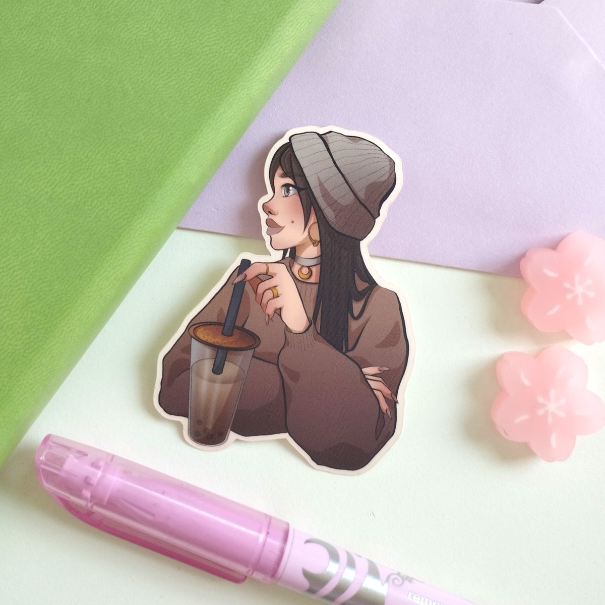 sushidrawsstuff's tweet photo. I am so excited to soon open my shop and share all these beautiful stickers with you!

#etsyshop #smallbusiness #artbusiness #artseller #stickershop #cutesticker #pastelsticker #sushimakesstuff https://t.co/1H04rIektN