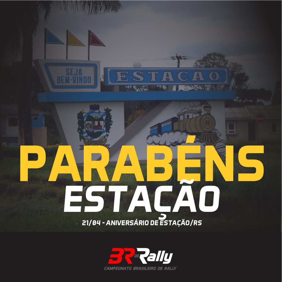BRdeRally's tweet photo. 👏👏 Nossos parabéns ao município de Estação pelos seus 35 anos de história!
E o Campeonato Brasileiro de Rally de Velocidade está chegando na próxima semana na cidade para festejar junto mais este aniversário!
#BRdeRally #estacao #ACE
@prefeituraestacao https://t.co/i1JiaCWUkP