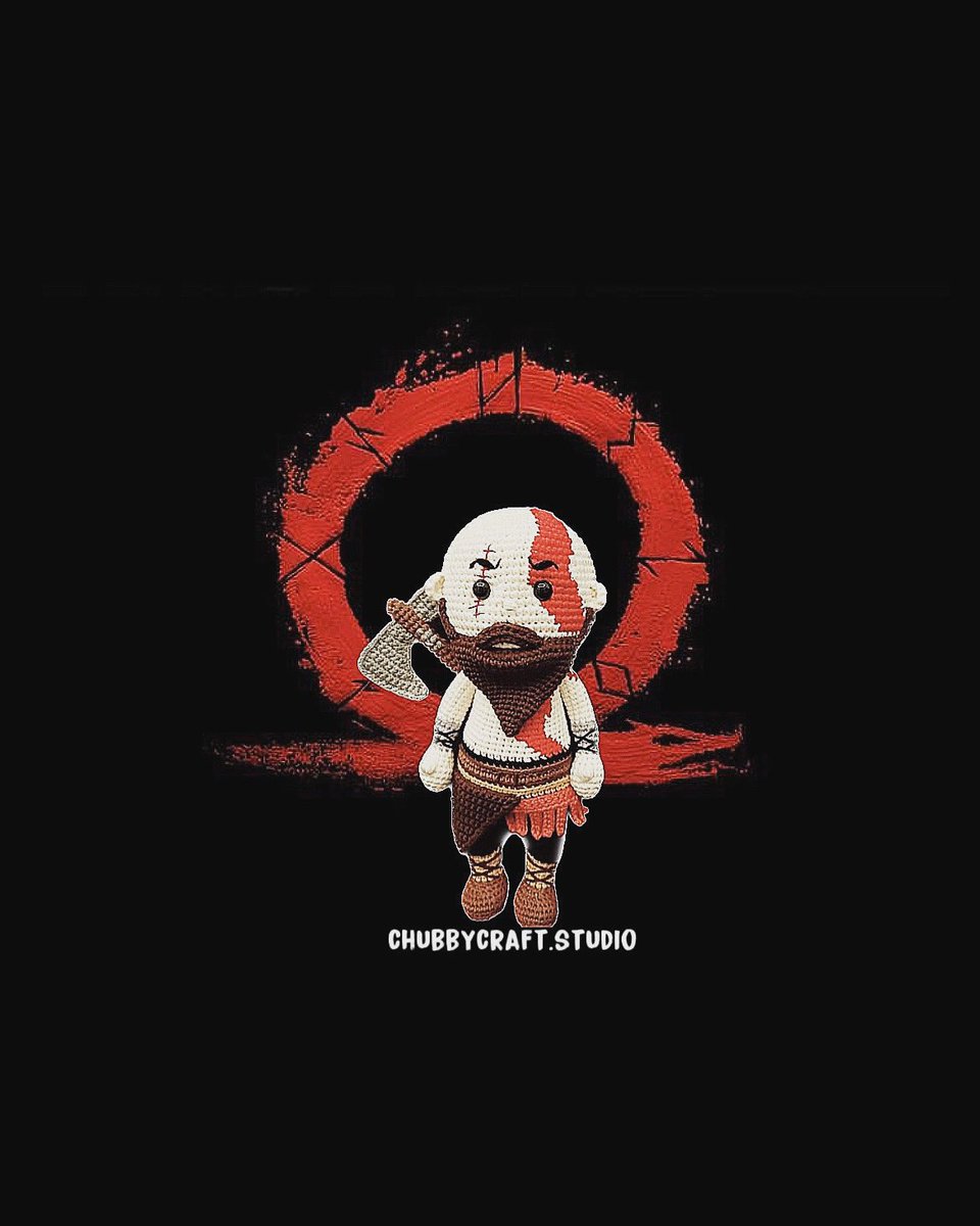 CraftChubby's tweet image. Pattern Kratos - Handmade 
Crochet by @chubby_craftstudio 

#crochetinspiration #amigurumi #amigurumis #amigurumilove #crochetlove #crochetpattern #crochet #ganchillo #ganchillocreativo #crochetinspiration #amigurumi #amigurumis #amigurumilove #crochetlove #madewithlove #kratos