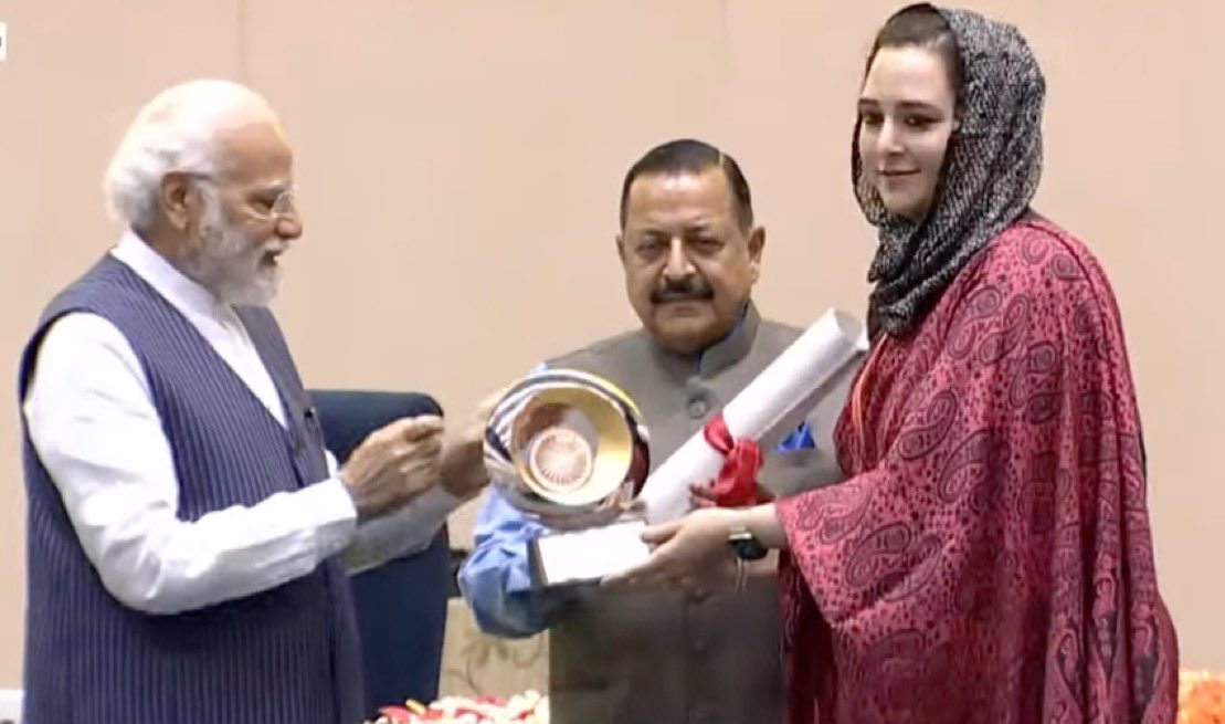 On receiving the Prime Minister’s Award for excellence in Civil Services 2022, I take this opportunity to thank Hon’ble PM <a href="/narendramodi/">Narendra Modi</a> ji for acknowledging the efforts made and Hon’ble LG <a href="/manojsinha_/">Manoj Sinha</a> ji for having faith in me. My gratitude to all of you for your wishes!!